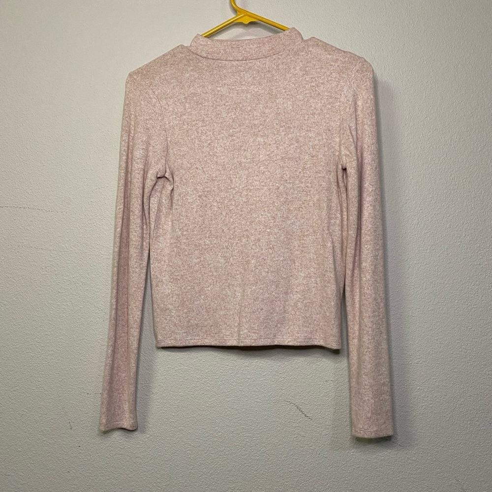 Pink Cutout Sweater - Picture 2 of 3